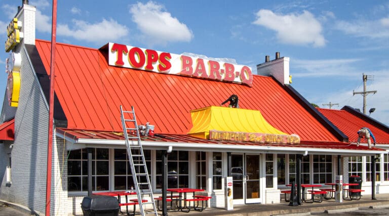 Commercial metal and TPO roofing